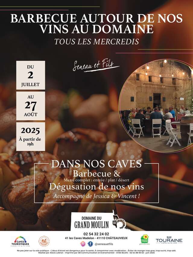 Barbecue autour des vins du domaine