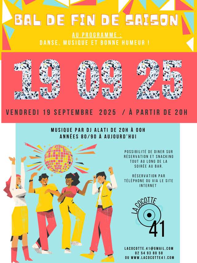 Bal de fin de saison à la Cocotte 41