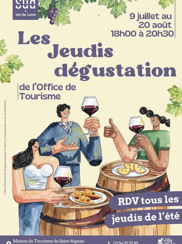 Les jeudis dégustation de l'Office de Tourisme