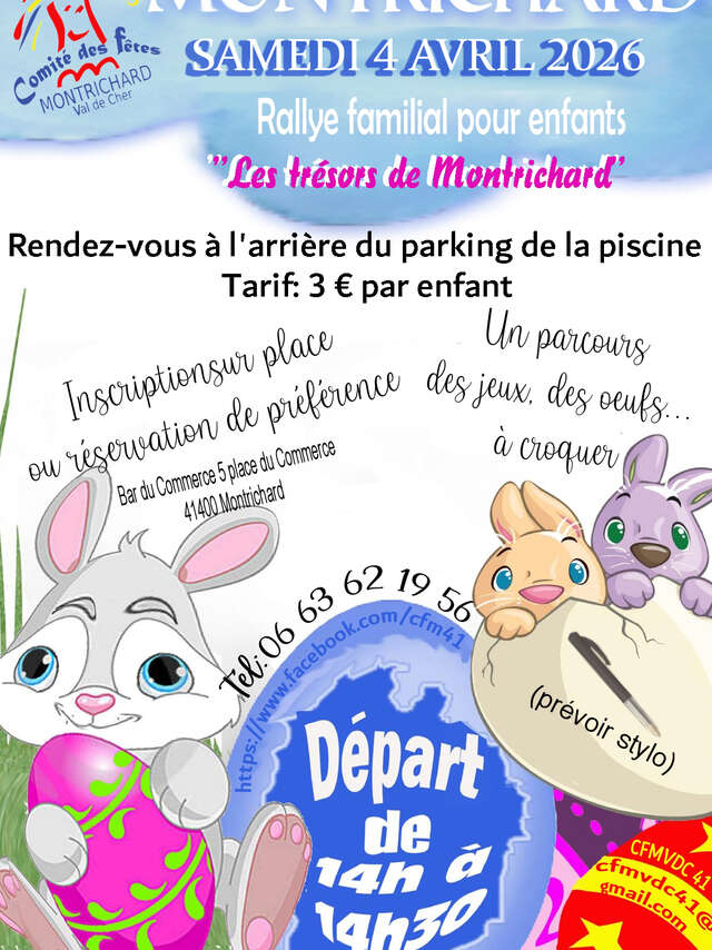 Les trésors de Montrichard Rallye familial pour enfants