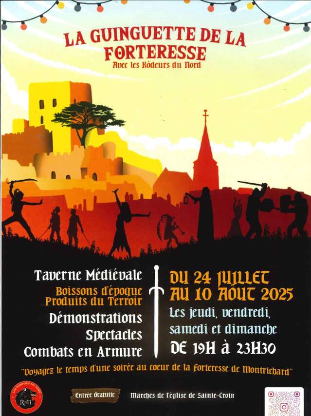 La guinguette de la forteresse de Montrichard