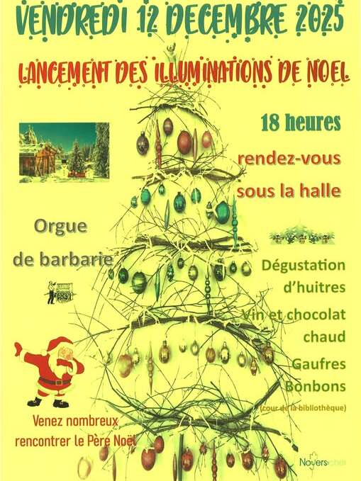 Lancement des illuminations de Noël