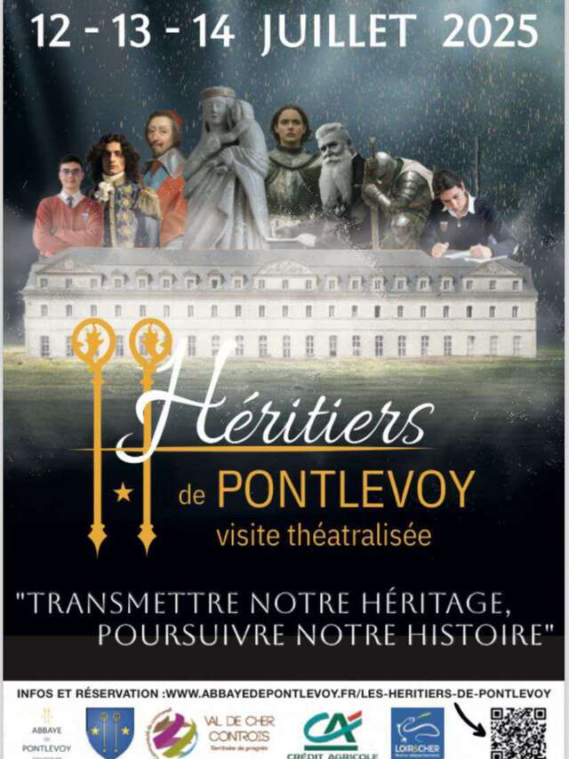 Spectacle "Les héritiers de Pontlevoy" à l'Abbaye