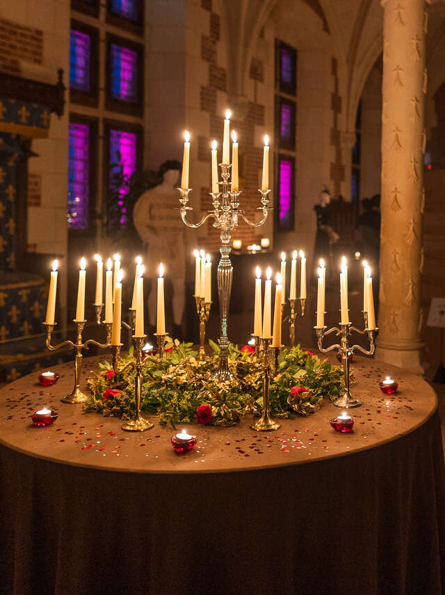 Balade romantique aux chandelles