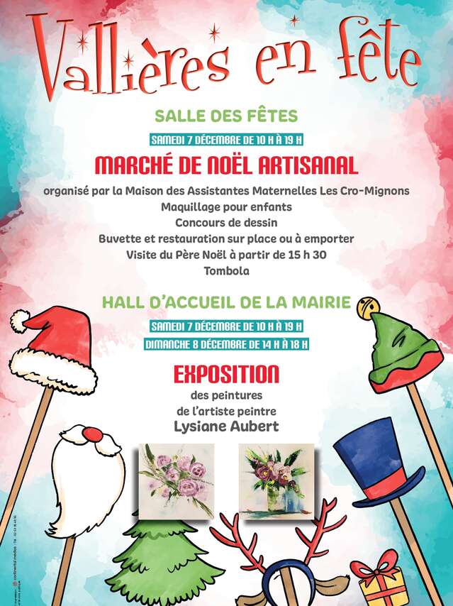 Marché de Noël artisanal à Vallières les Grandes