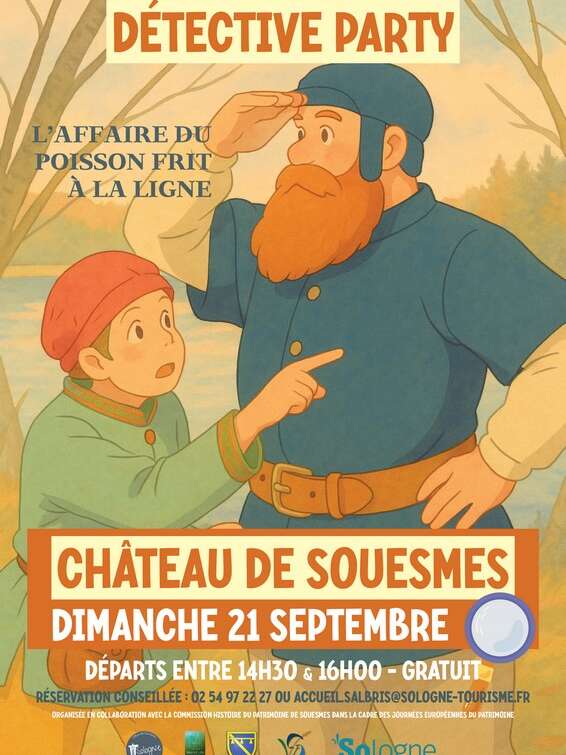 Détective party au château de Souesmes