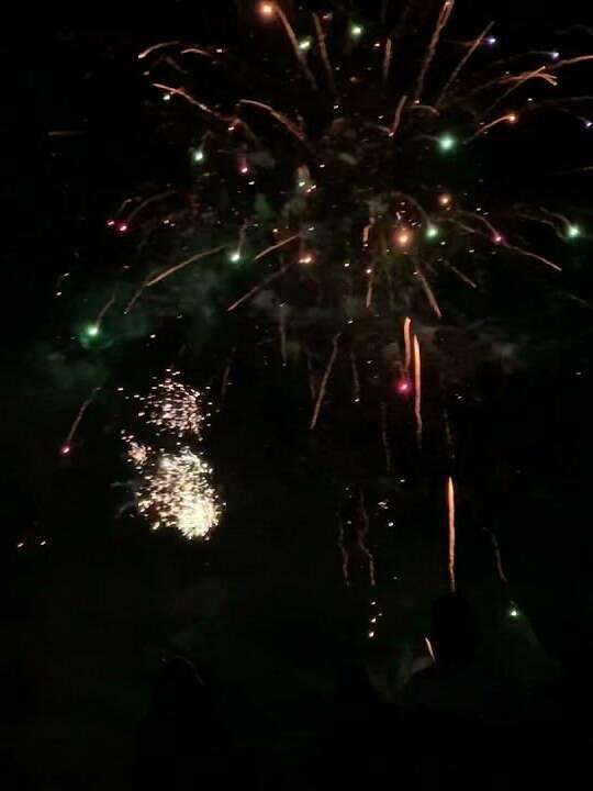 Feu d'artifice à Sassay