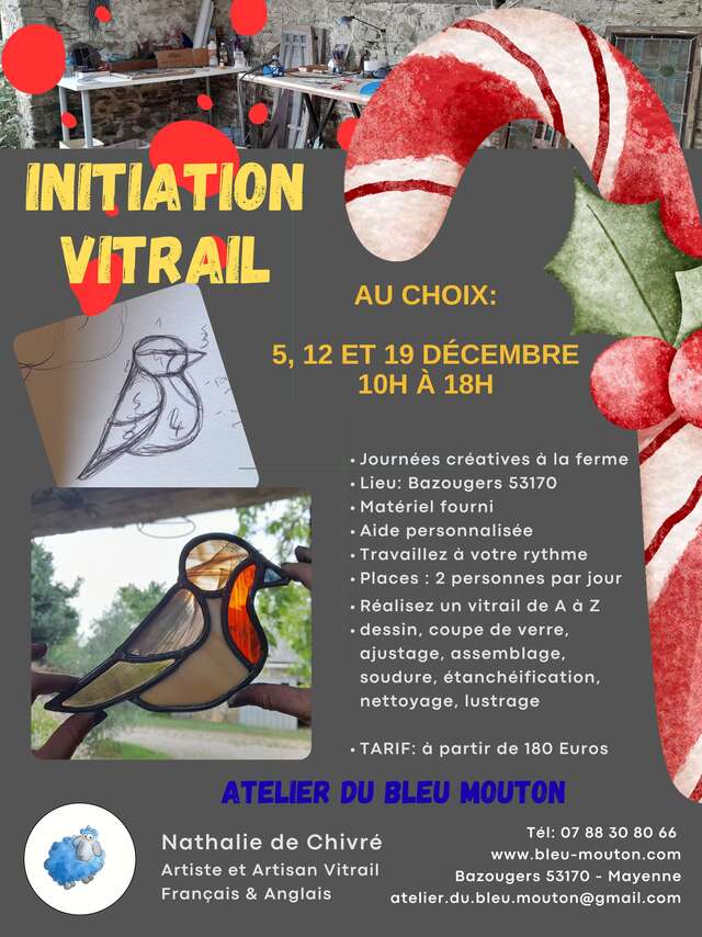 Peindre à la ferme : Initiation vitrail