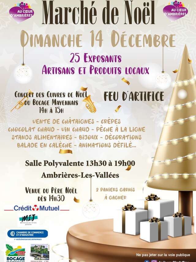 Marché de Noël à Ambrières-les-Vallées