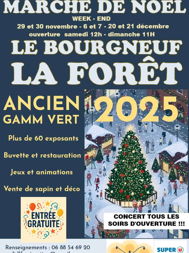 Marché de Noël - Bourgneuf-la-Forêt