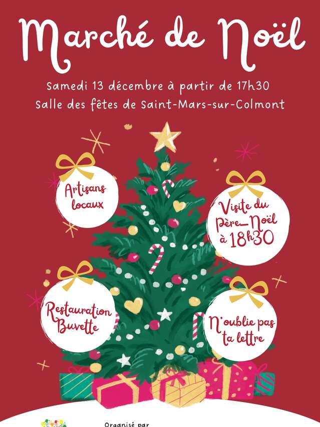 Marché de Noël à Saint Mars sur Colmont