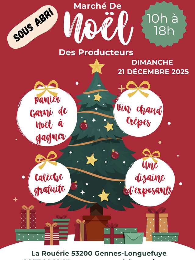 Marché de Noël de Gennes-Longuefuye
