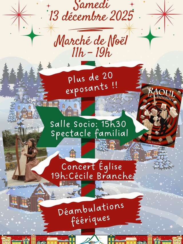 Marché et animations de Noël à Saint Pierre des Nids