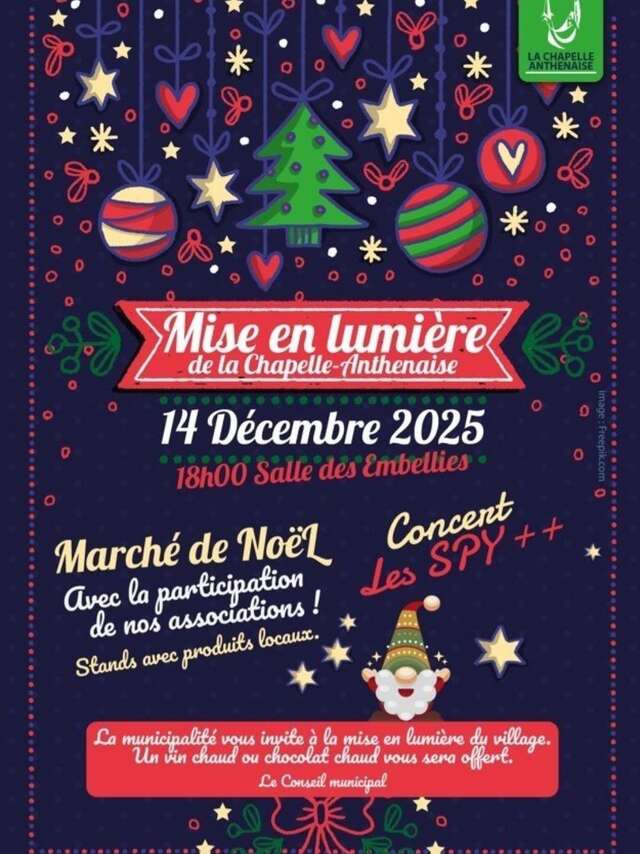 Mise en Lumières et Marché de Noël - La Chapelle-Anthenaise