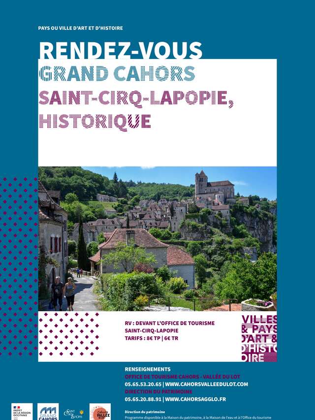 Visite guidée : Saint-Cirq Lapopie historique