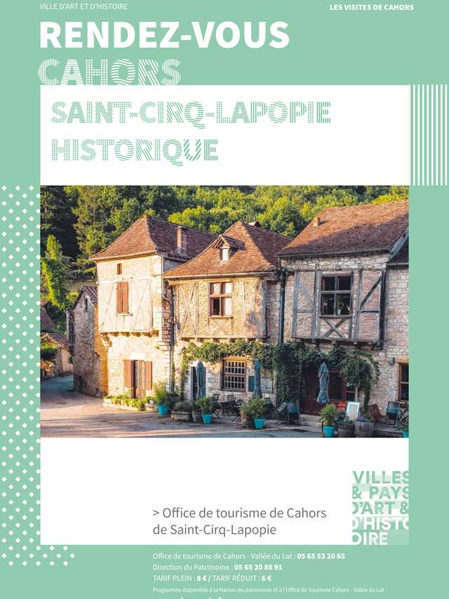 Visite guidée : Saint-Cirq Lapopie historique