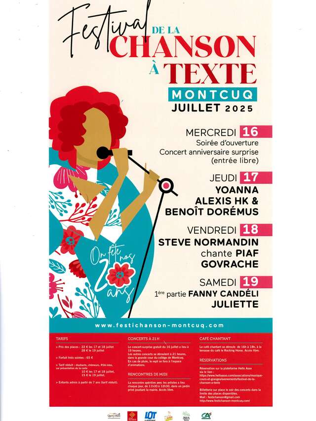 Festival de la chanson à texte de Montcuq