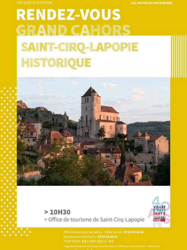 Visite guidée : Saint-Cirq Lapopie historique