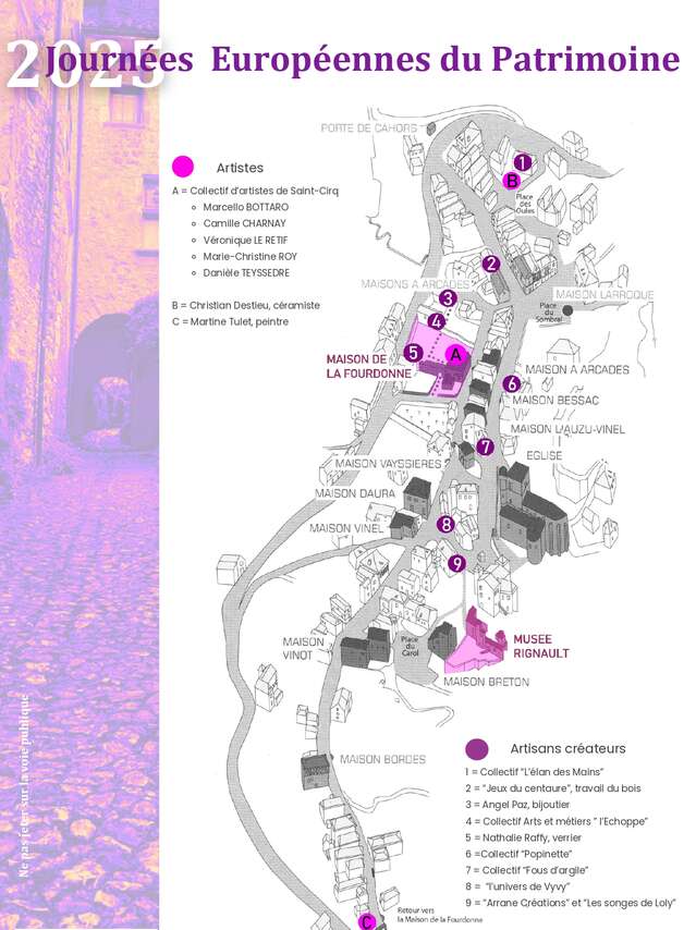Les Journées du patrimoine à Saint-Cirq-Lapopie