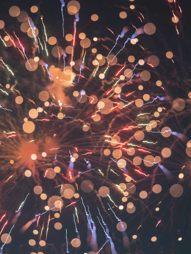 Feu d'artifice à Sérilhac