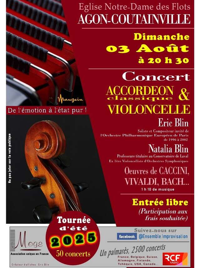 Concert accordéon et violoncelle