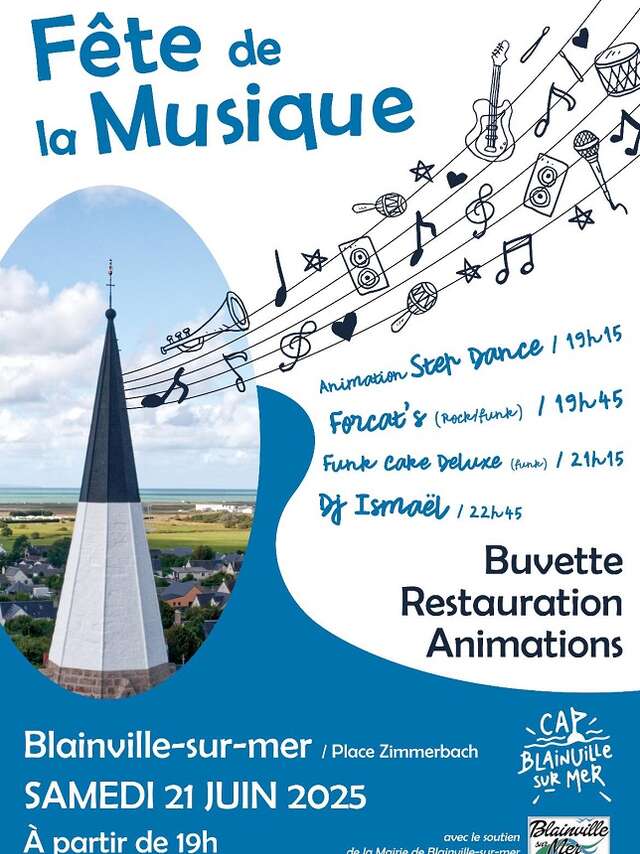 Fête de la musique : Forcat's, The Funk Cake et animation danse !