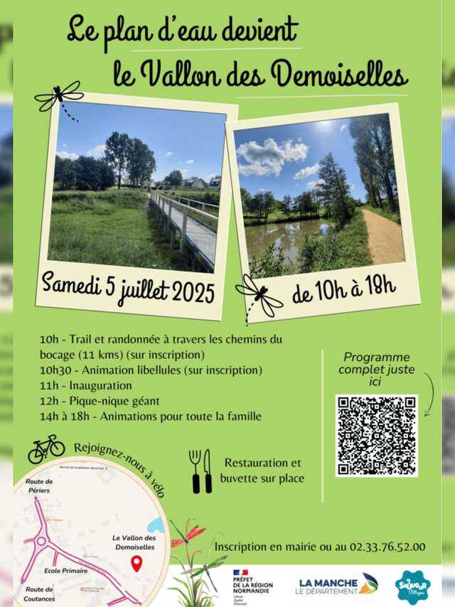 Inauguration du parc Le Vallon des Demoiselles
