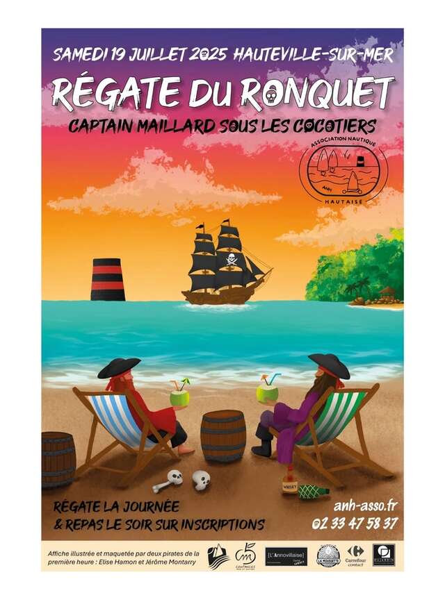 Régate du Ronquet "Cap'tain Maillard est sous les cocotiers"