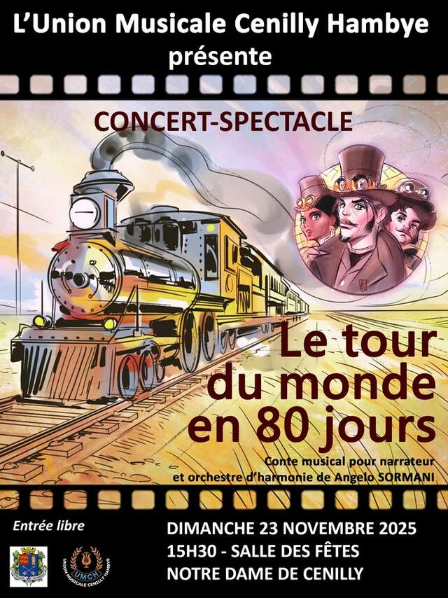 Concert-spectacle "Le tour du monde en 80 jours"