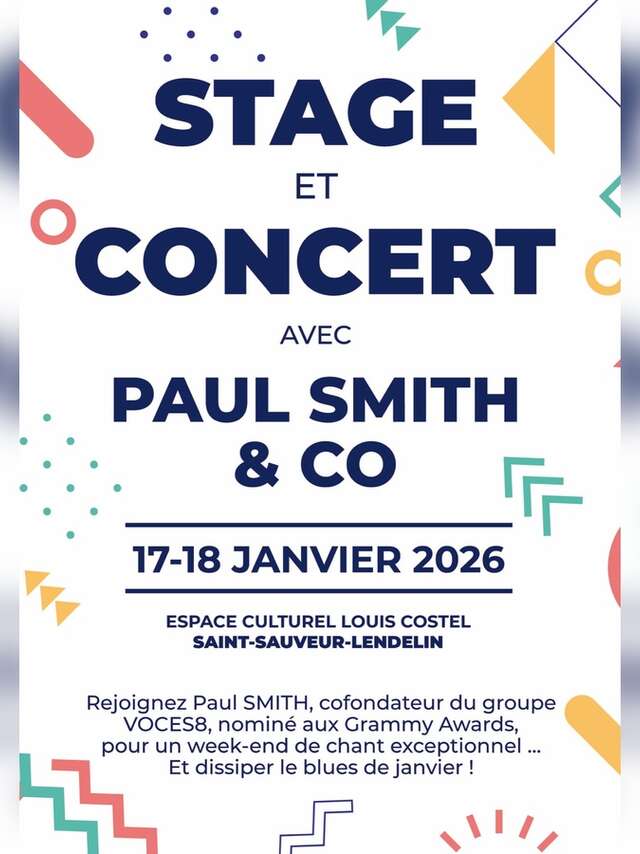 Stage et concert avec Paul Smith & Co