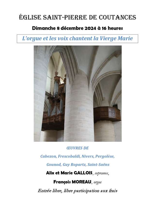 Concert d'orgues et chant