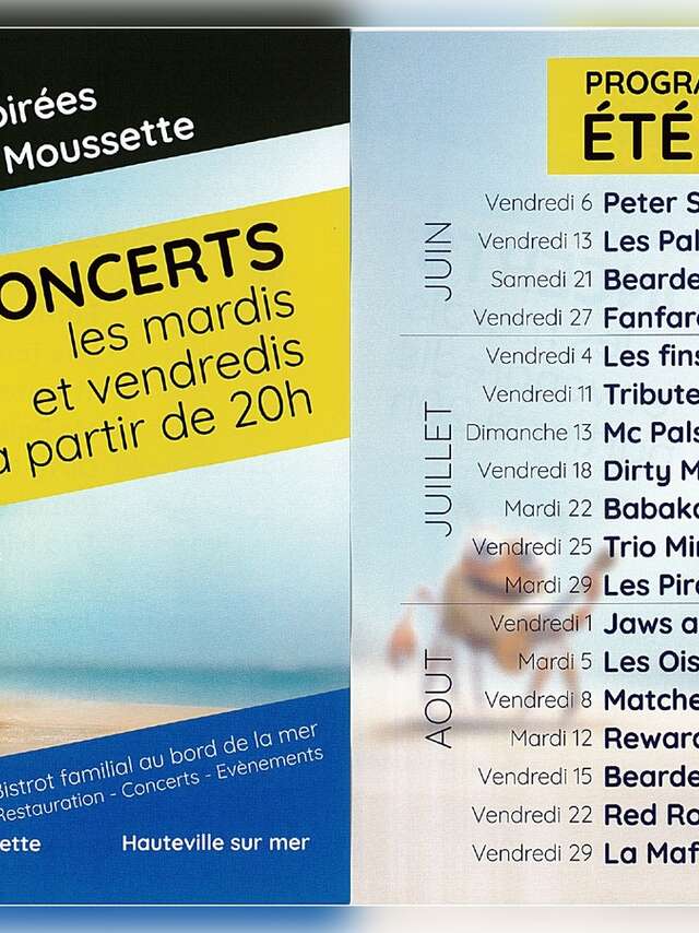 Concert à la Moussette : Bearded Boys
