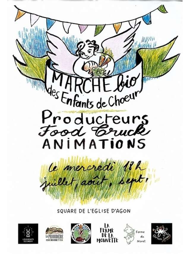 Marché bio du bistrot Les Enfants de Chœur