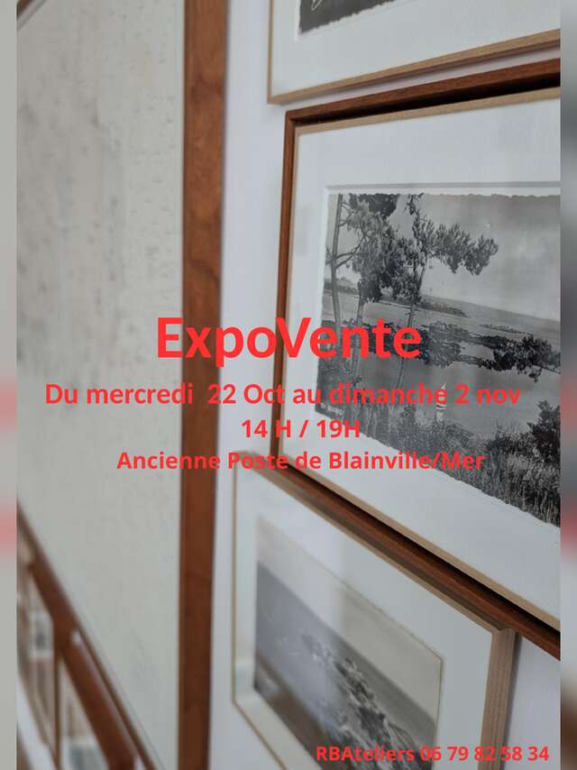 Expo-vente : anciennes cartes postales encadrées