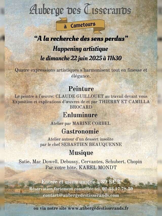 Happening artistique "À la recherche des sens perdus"