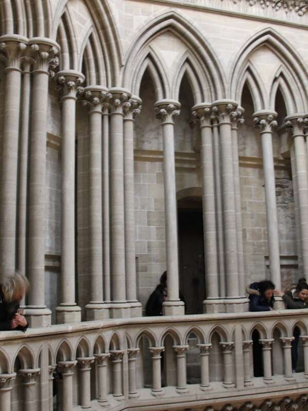 Visite de la Cathédrale de Coutances, parties hautes et basses