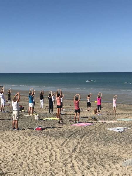 Réveil musculaire sur la plage