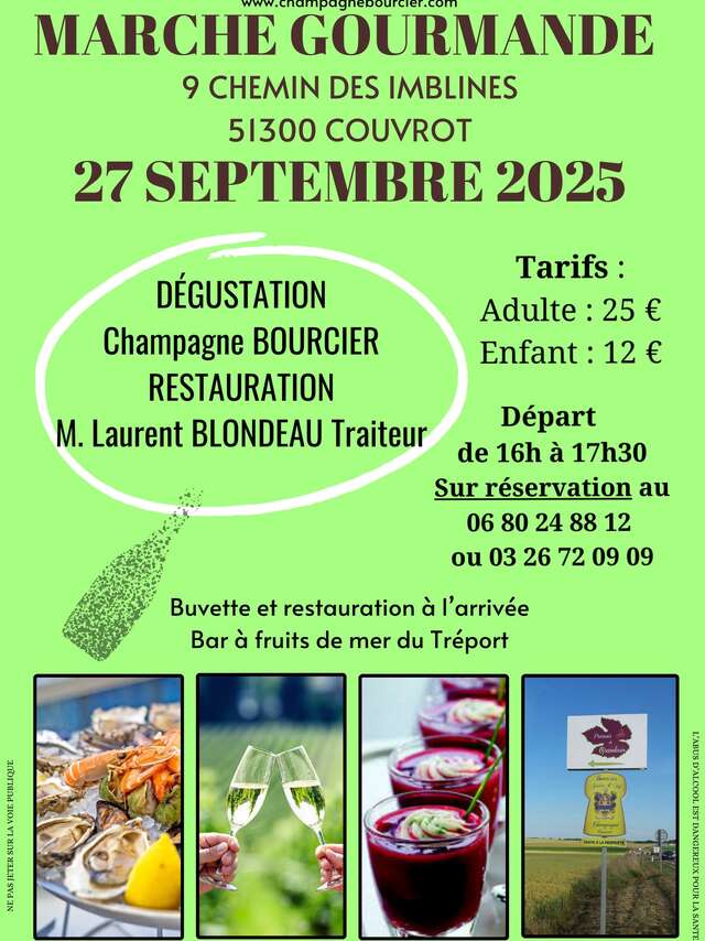Marche Gourmande du Champagne Bourcier