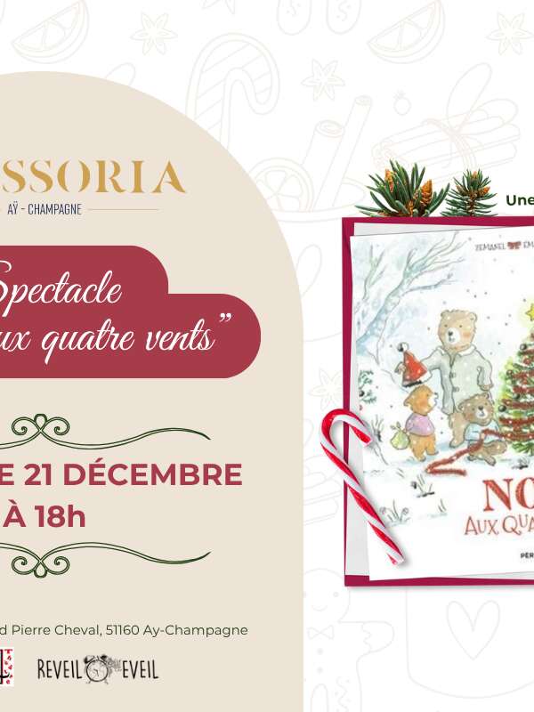 Spectacle de Noël pour enfants chez Pressoria