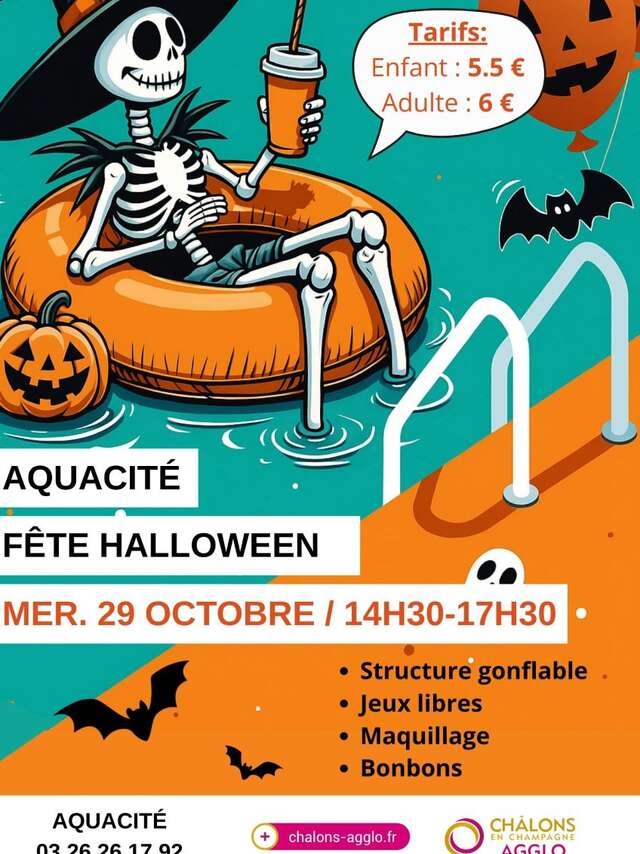 Halloween à l'Aquacité
