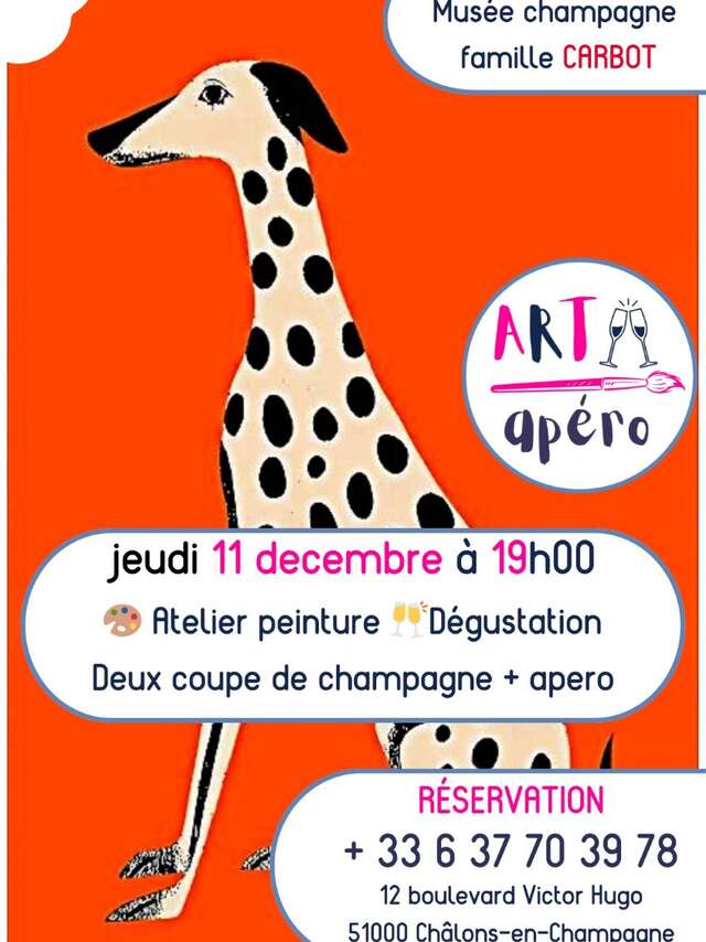 Art Apéro au Musée Champagne Famille Carbot