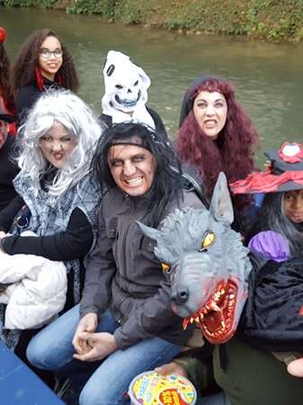 Balade en barque Halloween