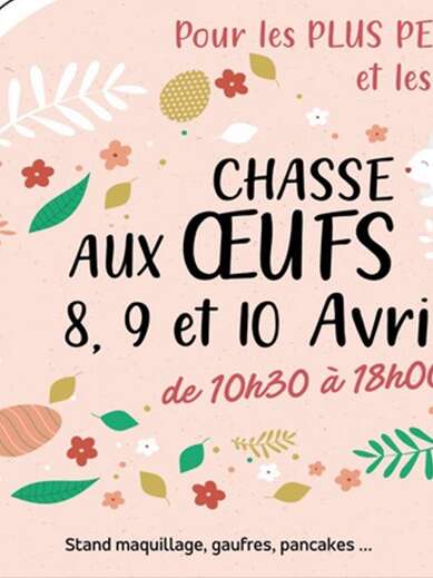 Chasse aux œufs à la ferme
