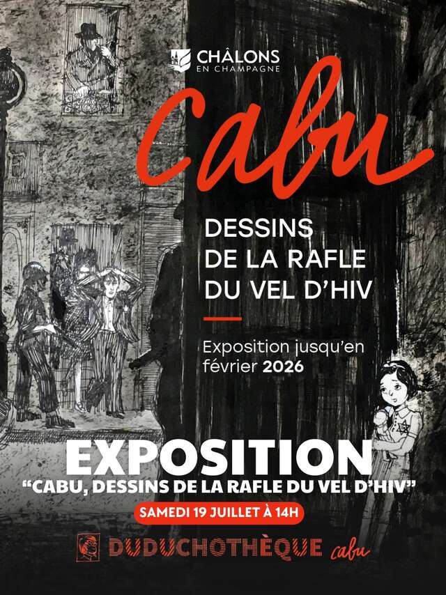 Exposition : Cabu, dessins de la Rafle du Vel d'Hiv