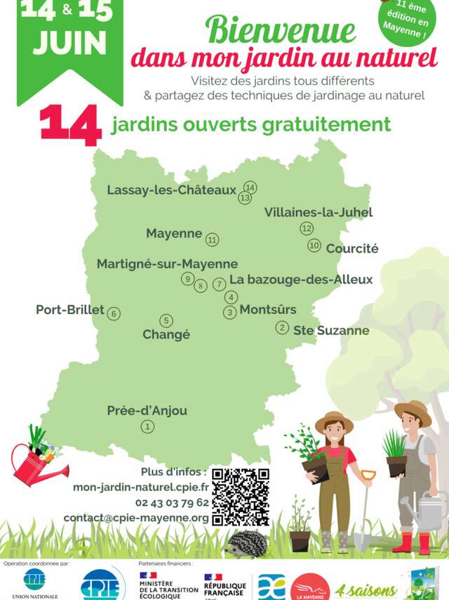 Bienvenue dans mon jardins au Naturel