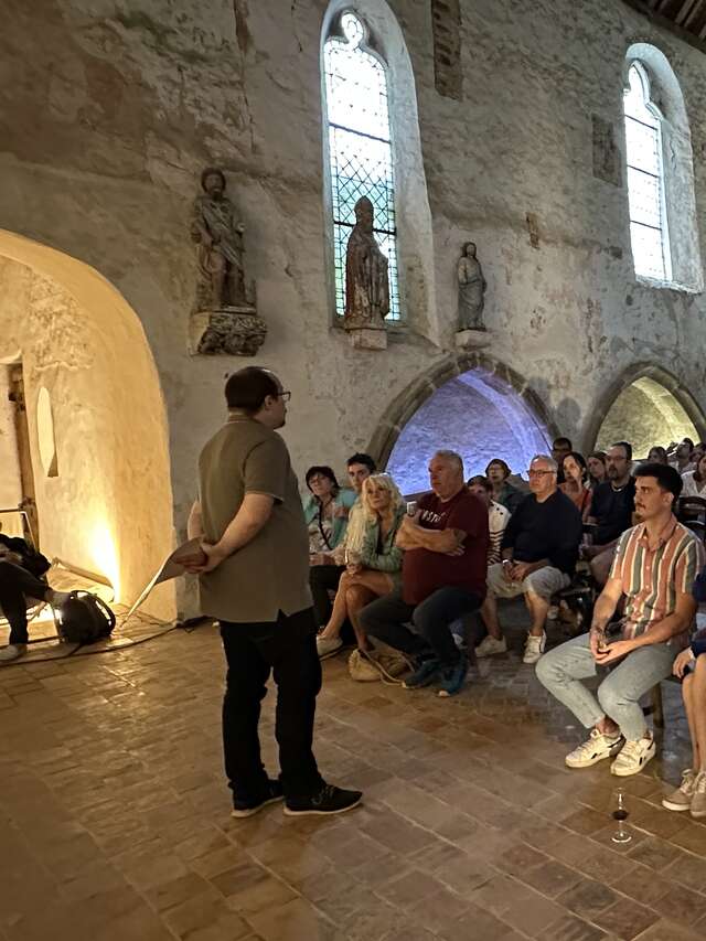 Histoire du vin et du fromage à la Salle des Pas Perdus