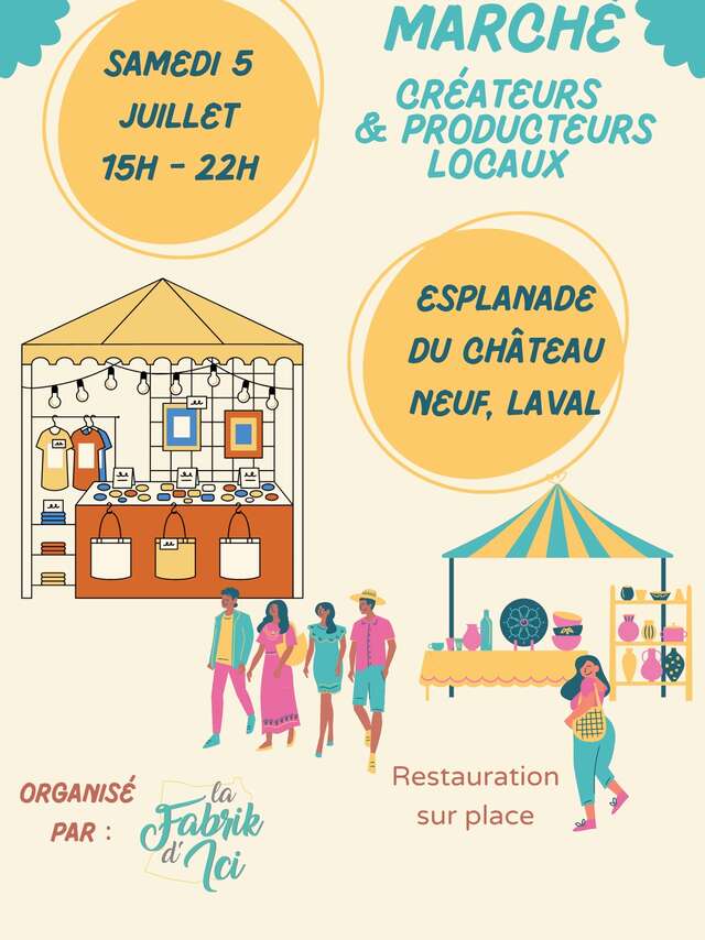 Marché de créateurs et producteurs locaux