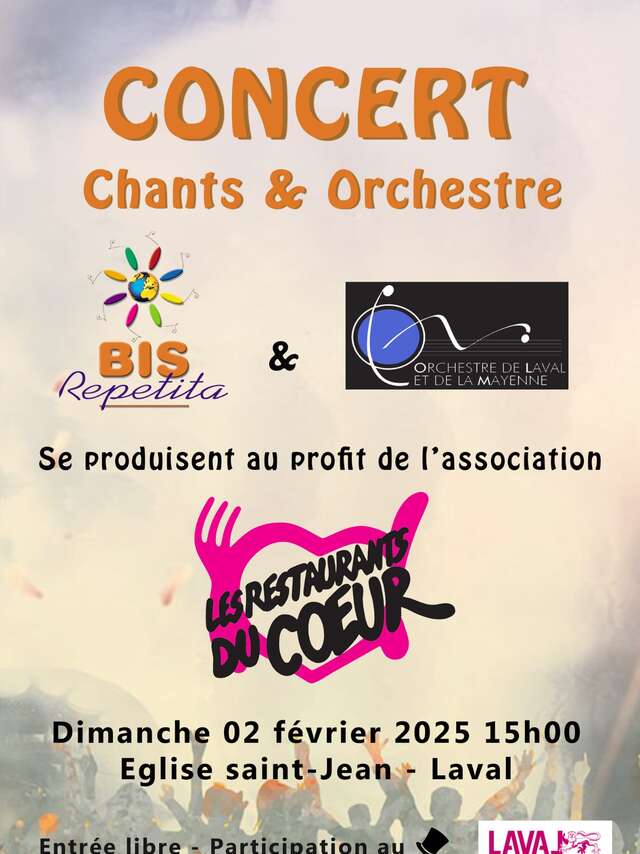 Concert : chants et orchestre