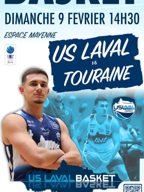 Match de Basket Nationale 2 : USL vs Touraine // Espace Mayenne