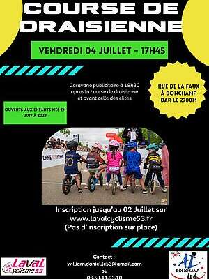 Course de draisienne